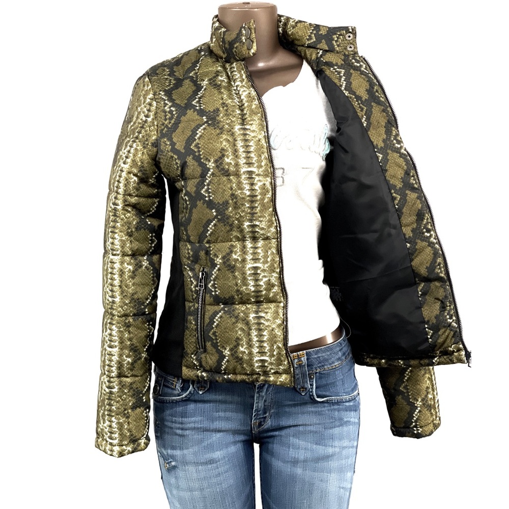 ALIVIA FORD | Faux Python Print | Puffer